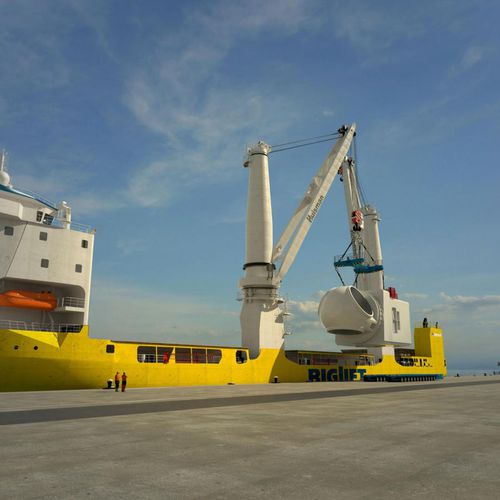Grue pour navire grue - Huisman - pour forte charge / à flèche relevable / offshore