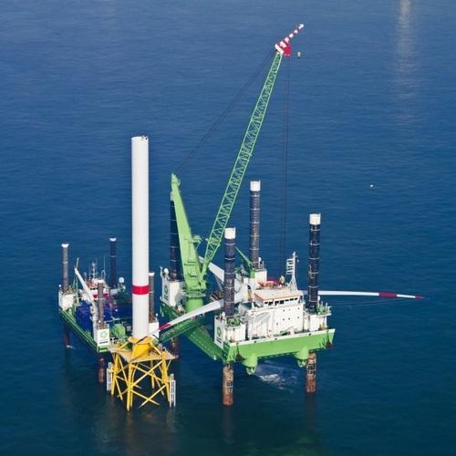 Grue pour navire - PMC - Huisman - de pont / à flèche relevable / treillis