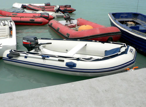 Bateau pneumatique hors-bord - HSR/HFP series - Weihai Hifei Marine Co., Ltd - open / bain de soleil