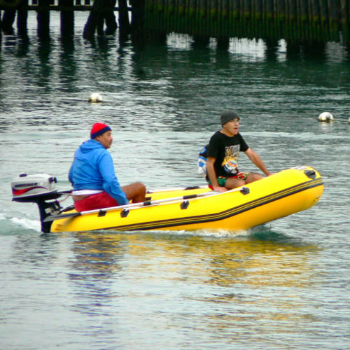Bateau pneumatique hors-bord - HSO series - Weihai Hifei Marine Co., Ltd - pliable / open / de pêche