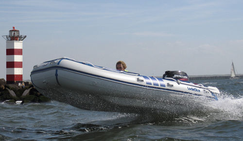 Bateau pneumatique trimaran - Tri MAX 3DV - LodeStar - hors-bord / pliable / open