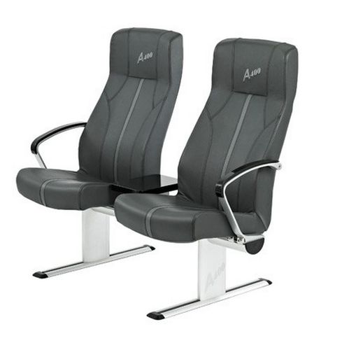 Siège pour navire à passagers - A400 - Arctic Marine Furniture as - avec accoudoirs / à dossier haut / 2 places
