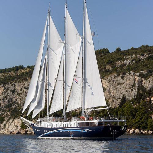 Sailing-superyacht de croisière - Klara - Brodosplit Shipyard - à cockpit ouvert / bout-dehors / 3 mâts