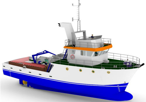 Bateau de pêche professionnelle - Atuneiro - Estaleiros Navais de Peniche - in-bord / en composite / en PRV