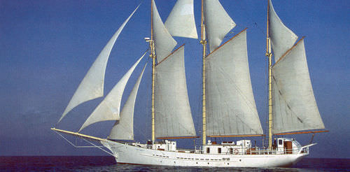 Sailing-superyacht traditionnel - BLUE CLIPPER - Karstensens Shipyard Ltd. - à cockpit ouvert / bout-dehors / 3 mâts