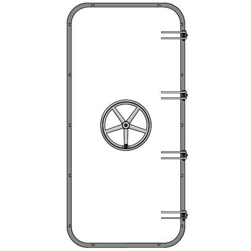 Porte pour navire - WRD S3-30 - Libra-Plast AS - étanche / en acier / MED