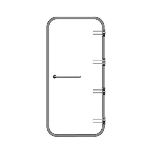 Porte pour navire - WRD A3-045 - Libra-Plast AS - étanche / en aluminium / MED