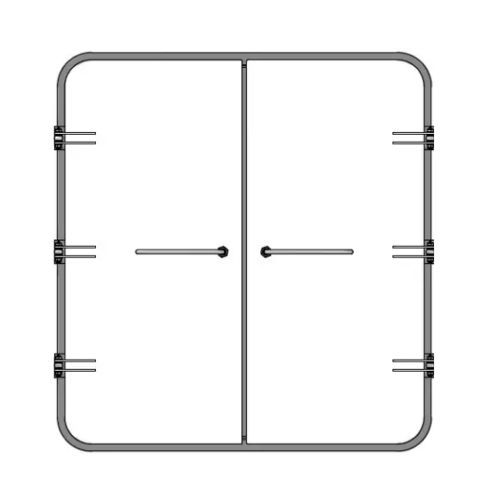 Porte pour navire - WRD.D S2 - Libra-Plast AS - semi-étanche / double / en acier