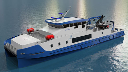 Navire spécial garde-pêche - 547 - Oma Baatbyggeri AS - catamaran
