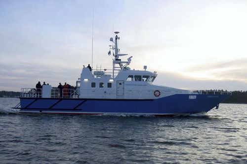 Navire spécial de surveillance - Ammochostos - UKI Workboat - garde-pêche / en aluminium
