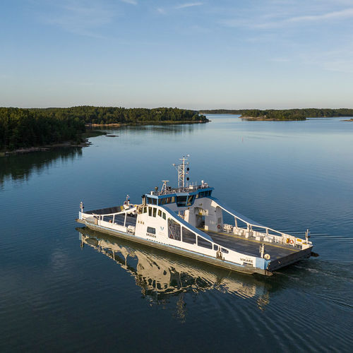 Car-ferry catamaran - Vikare & Nestori - UKI Workboat - en acier