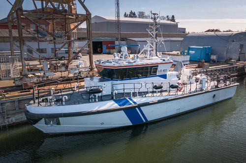 Bateau de surveillance - RV - UKI Workboat - in-bord / en aluminium