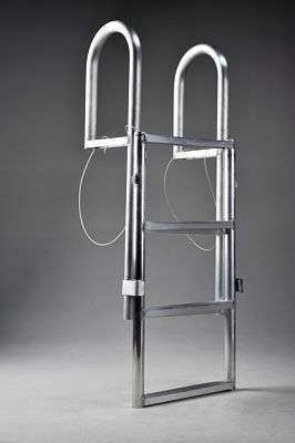 Échelle pour ponton - Accmar Equipment Company - pliante / de baignade / en aluminium