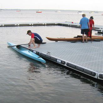Ponton flottant - Structurmarine - d'amarrage / pour marina / pour bateau d'aviron