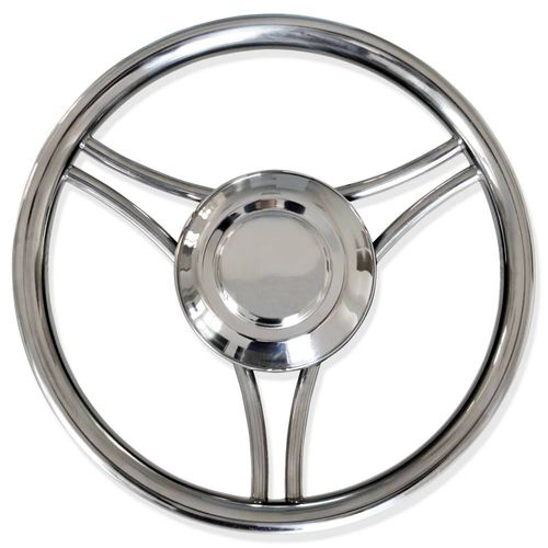 Volant en inox pour bateau à moteur - T22S series - SAVORETTI ARMANDO & C. s.n.c. - course / six branches