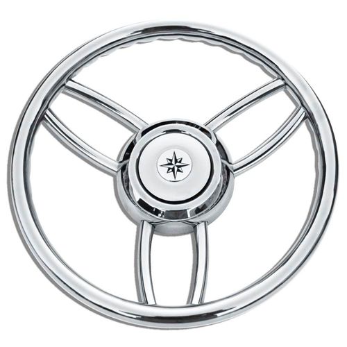 Volant en inox pour bateau à moteur - T26S - SAVORETTI ARMANDO & C. s.n.c. - course / six branches