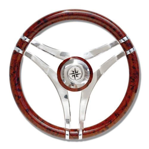Volant en inox pour bateau à moteur - T28CR-CF series - SAVORETTI ARMANDO & C. s.n.c. - en bois / en carbone / design
