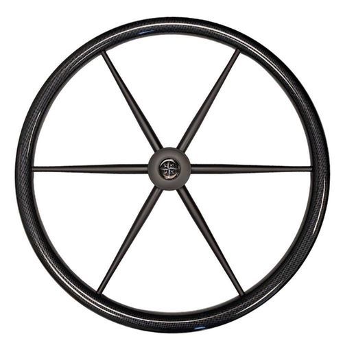 Volant en inox pour bateau à moteur - T5CF GHOST - SAVORETTI ARMANDO & C. s.n.c. - en carbone / cinq branches / noir