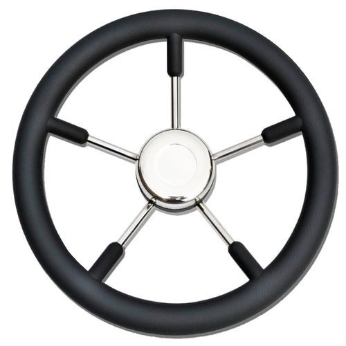 Volant enduit polyuréthane pour bateau à moteur - T9 series - SAVORETTI ARMANDO & C. s.n.c. - en inox / en aluminium / en acajou