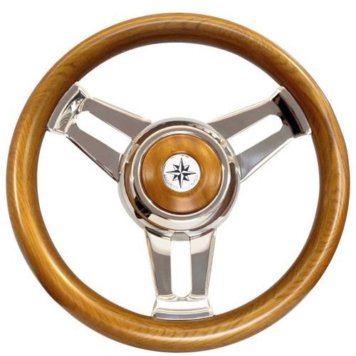 Volant en teck pour bateau à moteur - T30 series - SAVORETTI ARMANDO & C. s.n.c. - en acajou / classique / six branches