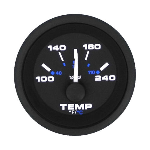 Indicateur pour bateau - Black Premier - Veethree Electronics and Marine LLC - de température d'eau / analogique / pour moteur