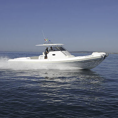 Bateau pneumatique in-bord - 42 WA - Heaven Gommoni - semi-rigide / à console centrale / max. 15 personnes