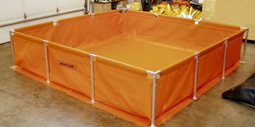 Réservoir à eau - Framed - Aqua-Guard Spill Response - d'hydrocarbure / de stockage temporaire / avec cadre