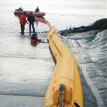 Barrage antipollution - Canflex - flottant / pour zone à marnage