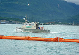 Barrage antipollution - RUBBERMAX - Elastec - gonflable