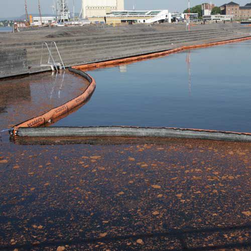 Barrage de confinement - ECOSORB® SKIRTED - Markleen Terra - absorbant / pour port
