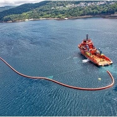 Barrage antipollution - ECOMARINE - Markleen Terra - gonflable / pour port / auto-gonflable