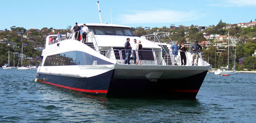 Bateau de transport logistique - Water Bus series - Mavi Deniz - catamaran / in-bord hydrojet / en aluminium