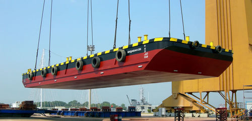 Barge de récupération des hydrocarbures - Pontoon 12 - Mavi Deniz - en aluminium