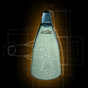Palme de chasse sous-marine - HYBRID PRO - Specialfins Ltd. - en carbone / en fibre de verre