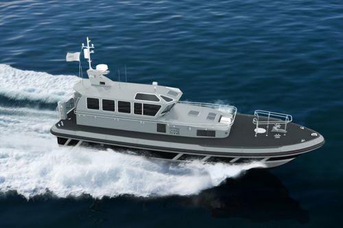 Bateau de surveillance - 16m - HolyHead Marine Services - bateau pilote / in-bord hydrojet / GRP