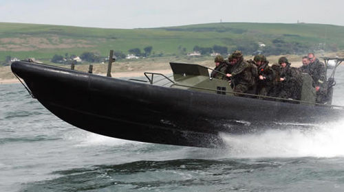 Bateau professionnel in-bord - ORC - ACV - HolyHead Marine Services - en aluminium / bateau pneumatique semi-rigide