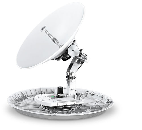 Antenne VSAT - v100NX - Intellian Technologies - bande Ku / bande Ka / pour bateau