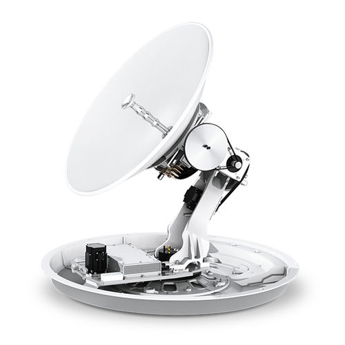 Antenne VSAT - v60E - Intellian Technologies - bande Ku / pour bateau / radôme