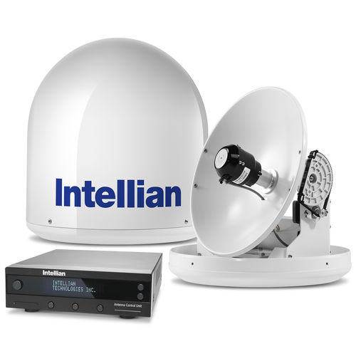 Antenne TV - i2 - Intellian Technologies - satellite / pour bateau / radôme