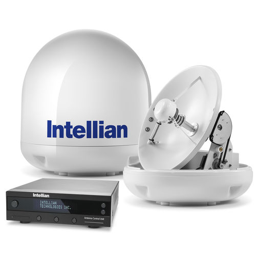 Antenne TV - i3 - Intellian Technologies - satellite / GPS / pour bateau
