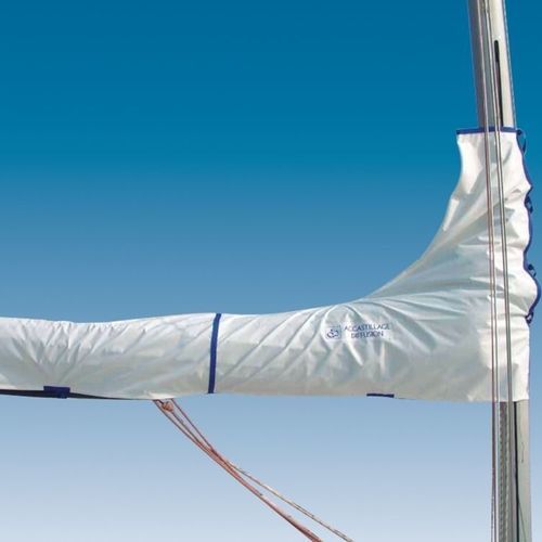 Housse de protection pour voilier - G95103 - AD NAUTIC - de grand-voile / en PVC / blanche