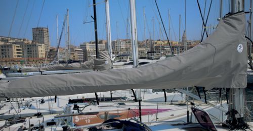 Housse de protection de bateau - Premium - AD NAUTIC - de grand-voile / grise