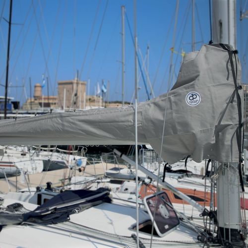 Housse de protection pour voilier - Lazybag  - AD NAUTIC - de grand-voile / de mât / grise