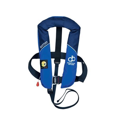 Gilet de sauvetage gonflable automatique - SKIPPER - AD NAUTIC - 165 N / unisexe / bleu