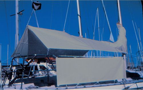 Taud de soleil pour voilier - G95040 - AD NAUTIC - pour cockpit / structure en acier inoxydable / en polyester