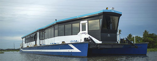 Ferry à passagers catamaran - VEGA 120 - Navgathi Marine Design & Constructions - côtier