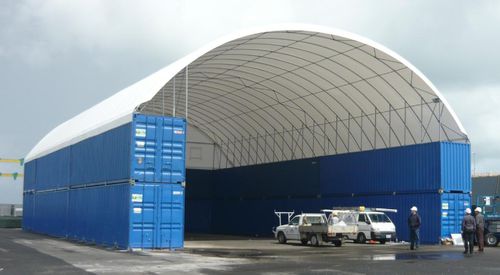 Hangar pour réparation de bateaux - container series - Yachtgarage