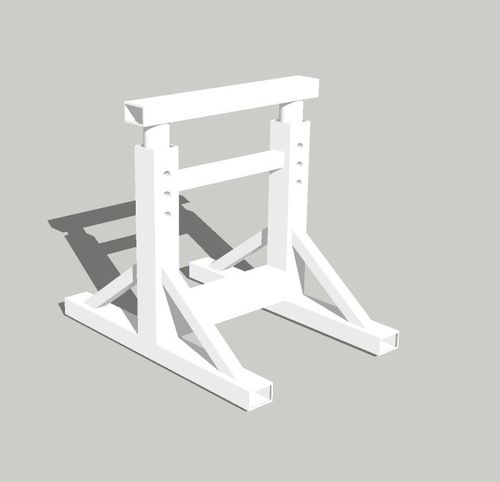 Pied de mise sur cale pour voilier - SCR-203 20T 1,6-2,4m - Yachtgarage - pour bateau à moteur / ajustable / pour quille