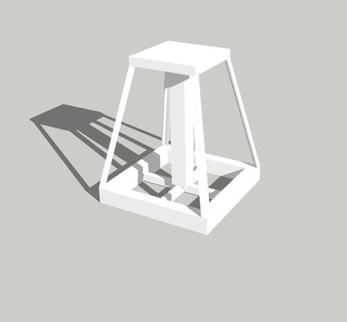 Pied de mise sur cale pour bateau à moteur - SCF series - Yachtgarage - pour quille / fixe / en acier galvanisé