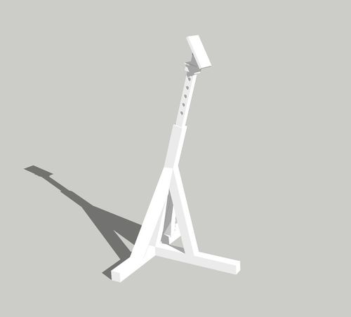Pied de mise sur cale pour voilier - IFS-302 50-30T 1,2-1,8m - Yachtgarage - ajustable / en acier galvanisé